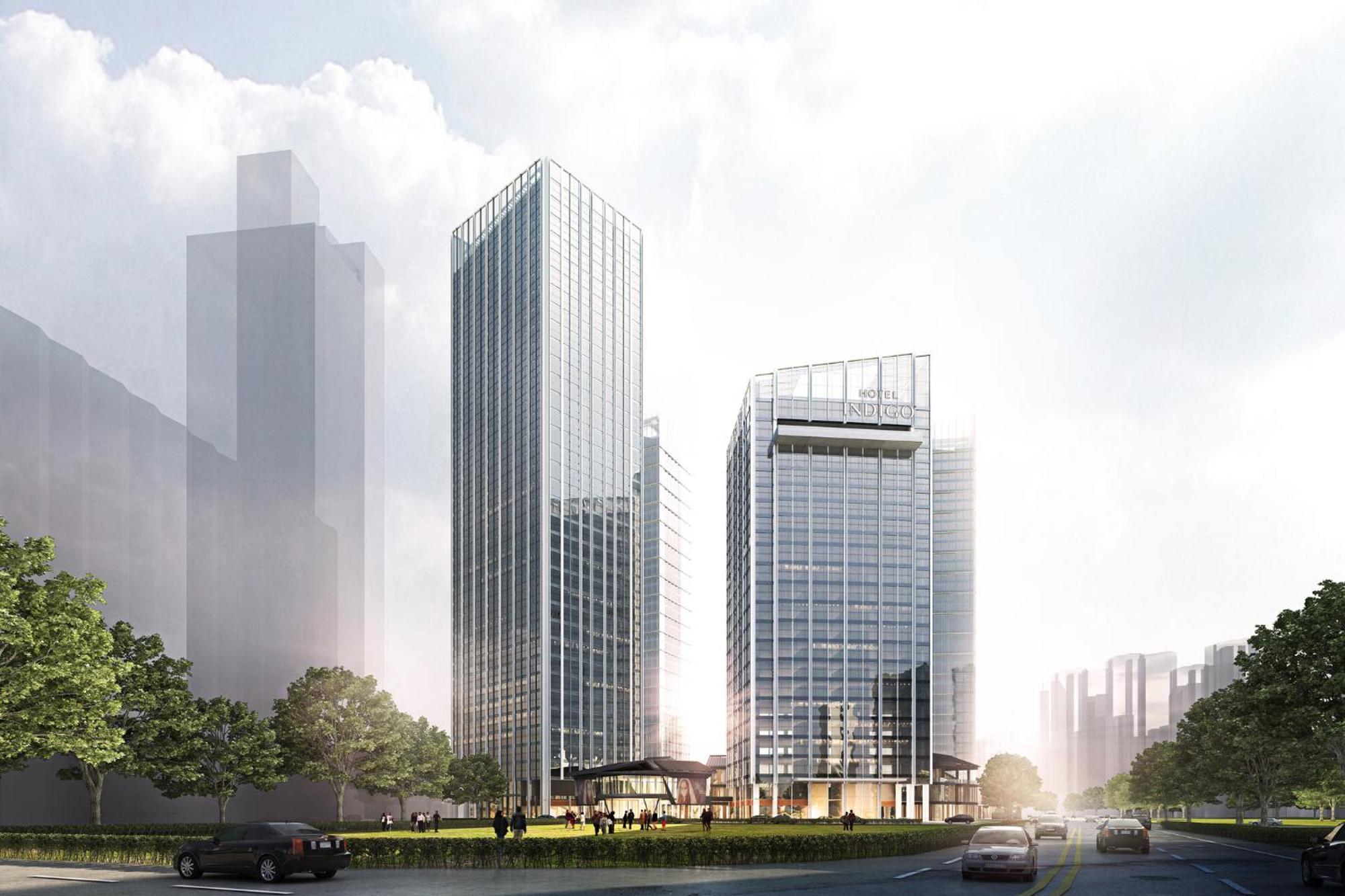 Hotel Indigo Changsha Meixi Lake Exterior foto